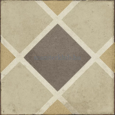 ragno ottocento decoro tappeto1 ambra R86R 20x20 cm