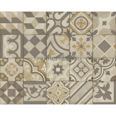 ragno ottocento decoro mix ambra RFFW 20x20 cm