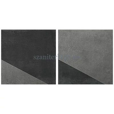 ragno patina decoro asfalto-petrolio R19T 75x75 cm