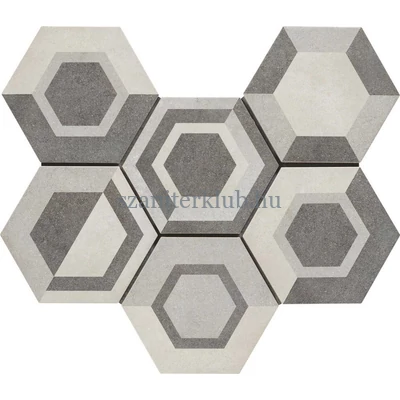 ragno rewind decoro geometrico vanilla R4DT 18,2x21 cm