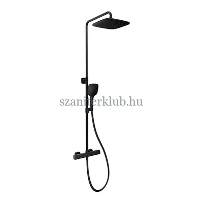 ravak 10° free fekete zuhanyoszlop termosztátos csapteleppel és zuhanyszettel, td F 091.20/150BL