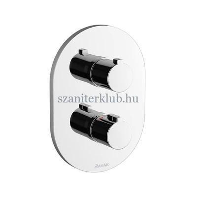 ravak chrome termosztátos falba süllyesztett csaptelep váltóval belső egységgel, cr 063.00