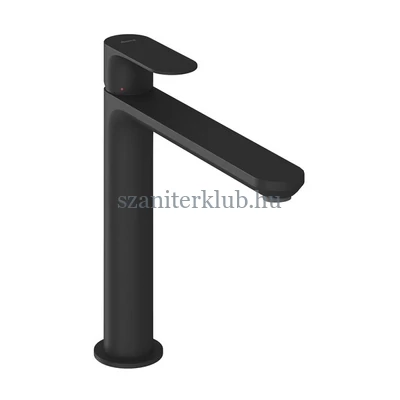 ravak eleganta magas mosdó csaptelep, 220 mm, leeresztő nélkül, fekete matt