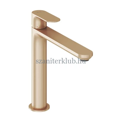 ravak eleganta magas mosdó csaptelep, 220 mm, leeresztő nélkül, rose gold brushed