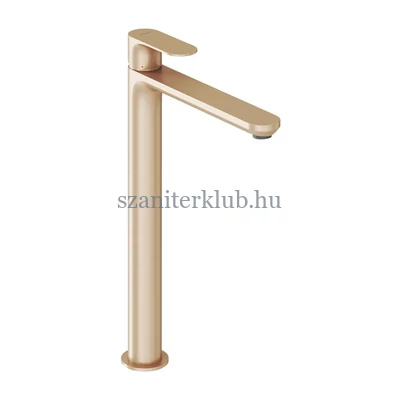 ravak eleganta magas mosdó csaptelep, 335 mm, leeresztő nélkül, rose gold brushed