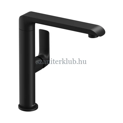 ravak flat black fekete álló mosogatócsaptelep leeresztő nélkül 261 mm, fl 016.20