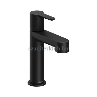 ravak puri black fekete álló mosdócsaptelep leeresztő nélkül 190 mm, pu 014.20
