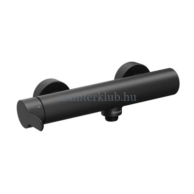ravak puri black fekete fali zuhanycsaptelep, pu 032.20/150