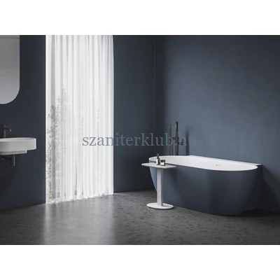 ravak freedom wall II tec térbenálló akrilkád 170x87 fehér/ deepsea blue, króm lefolyóval