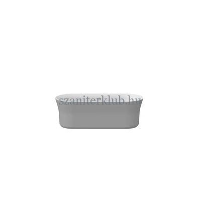 ravak ypsilon térbenálló akrilkád 180x80 fehér, smoke grey , fehér túlfolyóval