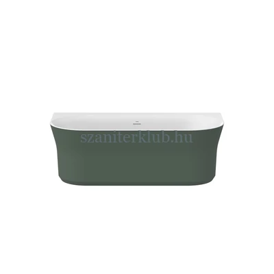 ravak ypsilon wall térbenálló akrilkád wall 178x86 fehér,grey green, fehér túlfolyóval