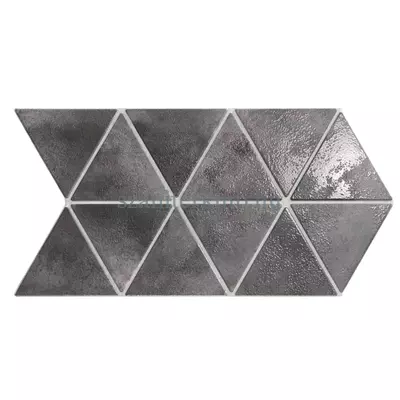 realonda craft triangle charcoal csempe 48,5x28 cm