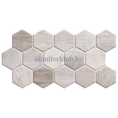 realonda hex sequioa white 26,5x51 cm
