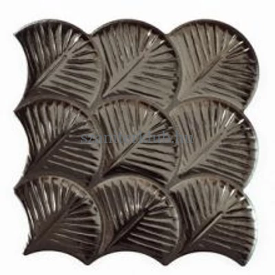 realonda scale shell antracite csempe 30,7x30,7 cm