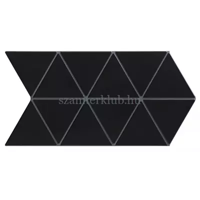realonda triangle black csempe 48,5x28 cm