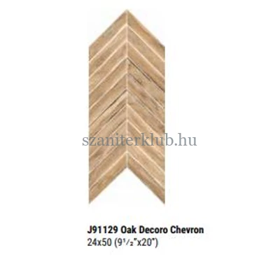 rondine sherwood chevron decoro oak 24x50 cm