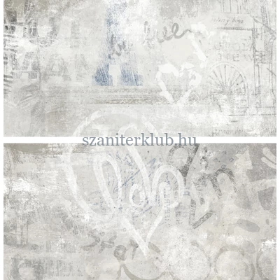 rondine volcano graffiti mix white 30x60 cm