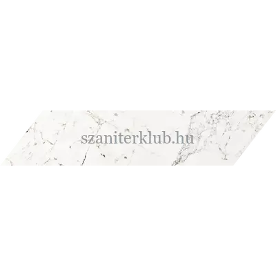 tubadzin sophisticated white strip right csempe 41,7x9,8 cm