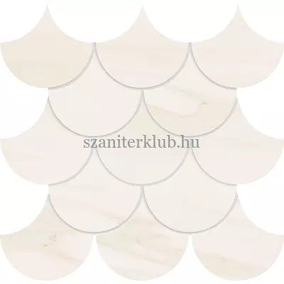 tubadzin sheen white mozaik 19,3x29 cm