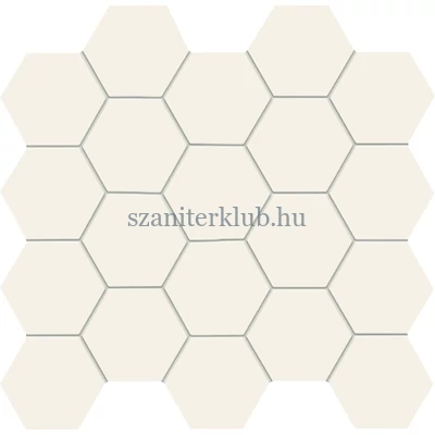 tubadzin all in white white mozaik 30,6x28,2 cm