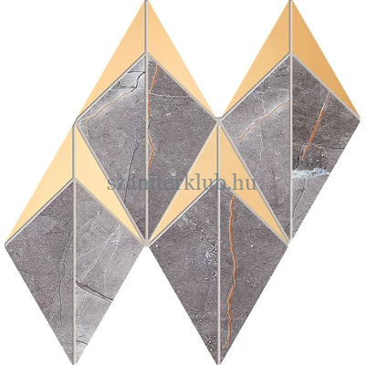 tubadzin brainstorm graphite mozaik 23,1x19,6 cm