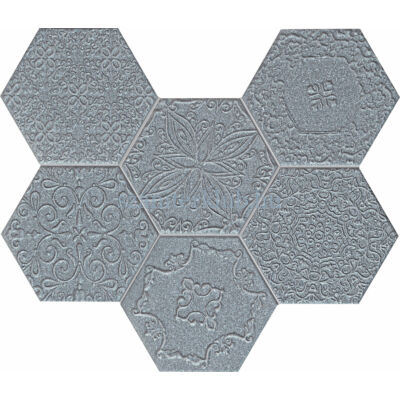 tubadzin Lace graphite mozaik 28,9x22,1