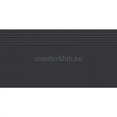 tubadzin industrio antracite lépcsőlap 59,8x29,6 cm