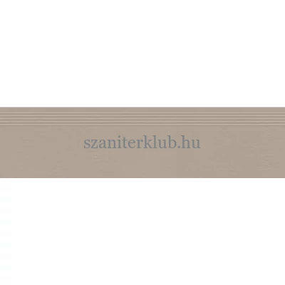 tubadzin industrio beige lépcsőlap 119,8x29,6 cm