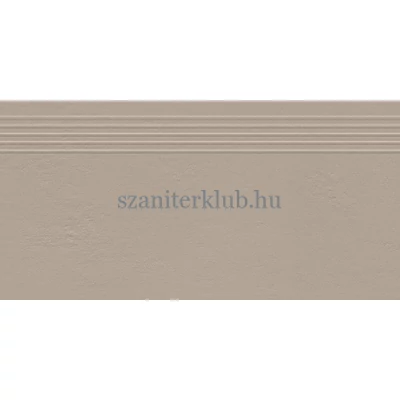 tubadzin industrio beige lépcsőlap 59,8x29,6 cm