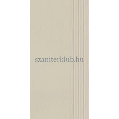 tubadzin industrio cream lépcsőlap 59,8x29,6 cm