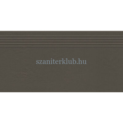 tubadzin industrio dark brown lépcsőlap 59,8x29,6 cm