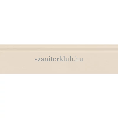 tubadzin industrio ivory lépcsőlap 119,8x29,6 cm