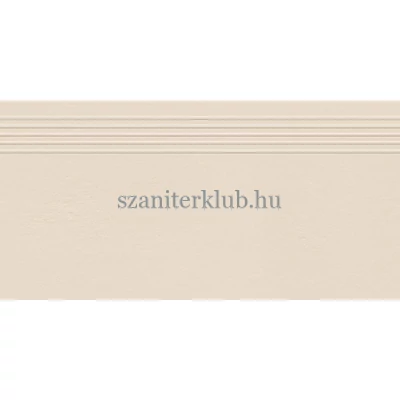tubadzin industrio ivory lépcsőlap 59,8x29,6 cm