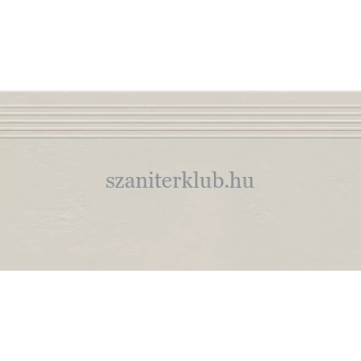 tubadzin industrio light grey lépcsőlap 59,8x29,6 cm