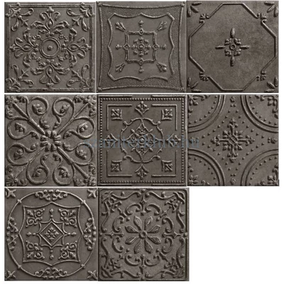 tubadzin Tinta platinum dekor 14,8x14,8 cm