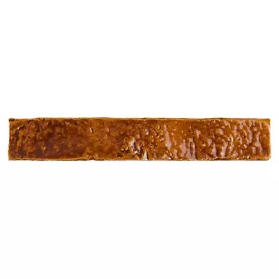 amadis brutalist brick crackle honey fényes csempe 3,8x23,5 cm