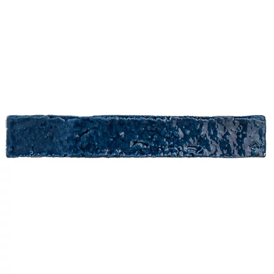 amadis brutalist brick crackle indigo fényes csempe 3,8x23,5 cm