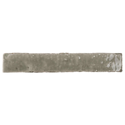 amadis brutalist brick olive fényes csempe 3,8x23,5 cm