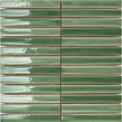 amadis short stick gloss apple csempe 2x15 cm