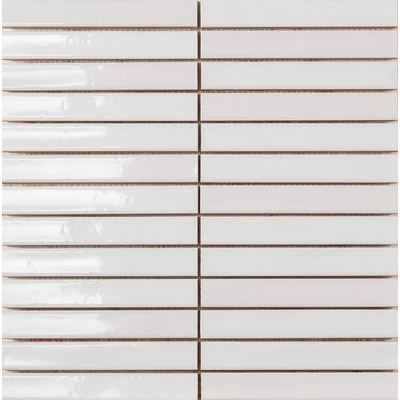 amadis short stick gloss blanco multitono csempe 2x15 cm