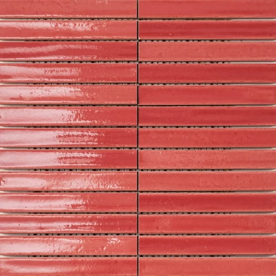 amadis short stick crackle wild coralito csempe 2x15 cm