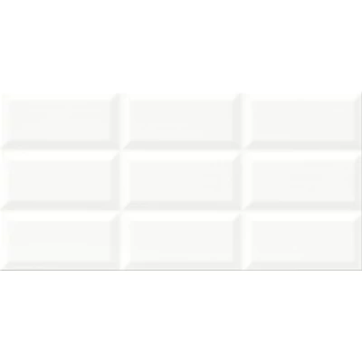 cersanit naris PS604 white glossy structure 29,7x60 cm