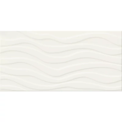 cersanit blanka PS610 white lines sturcture matt csempe 29,7x60 cm