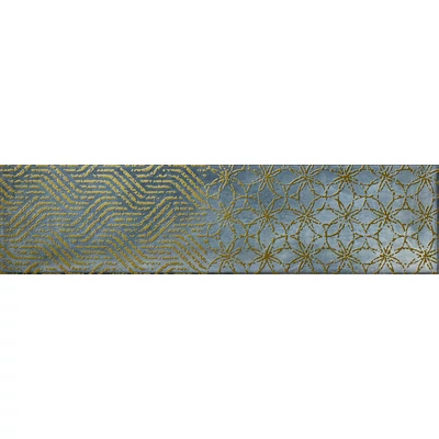 cifre cambre mistel blue fényes dekor csempe 7,5x30 cm