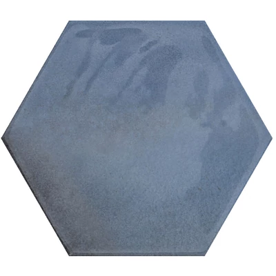 cifre moon hex blue fényes csempe 16x18 cm