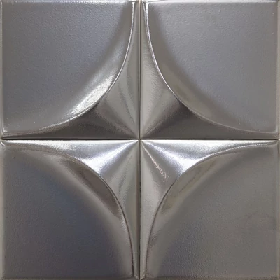 Cifre vertex curve metalico brillo csempe 15x15 cm