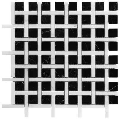 dunin black&white pure black bw02 glossy 30,5x30,5 cm
