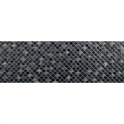 emigres lucia mosaico negro csempe 30x90 cm