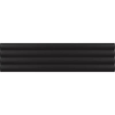 equipe costa nova onda black matt csempe 5x20 cm
