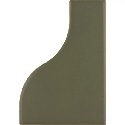 equipe curve garden green matt csempe 8,3x12 cm